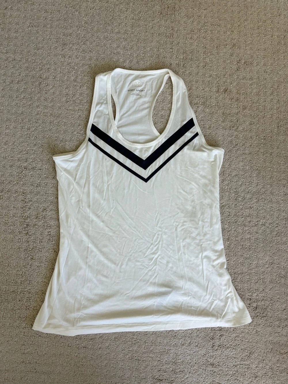 Tory Burch Sport Tank Top S Preppy Activewear